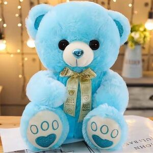 Blue Plush Teddy Bear